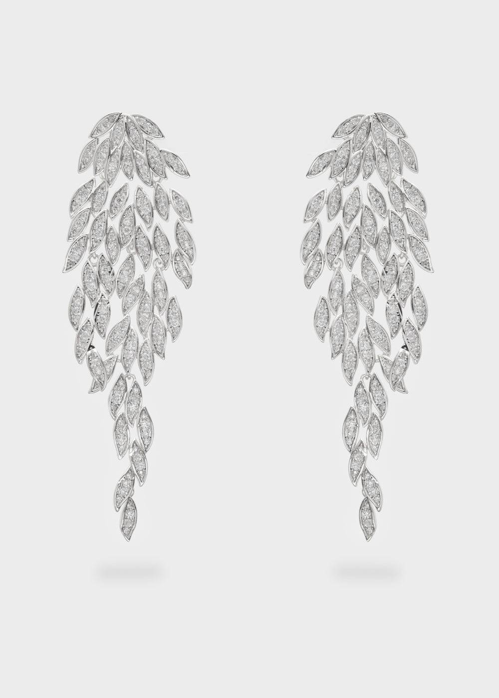 Nalí CASCADE EARRINGS WITH ZIRCONS + COLORS Qualità Garantita