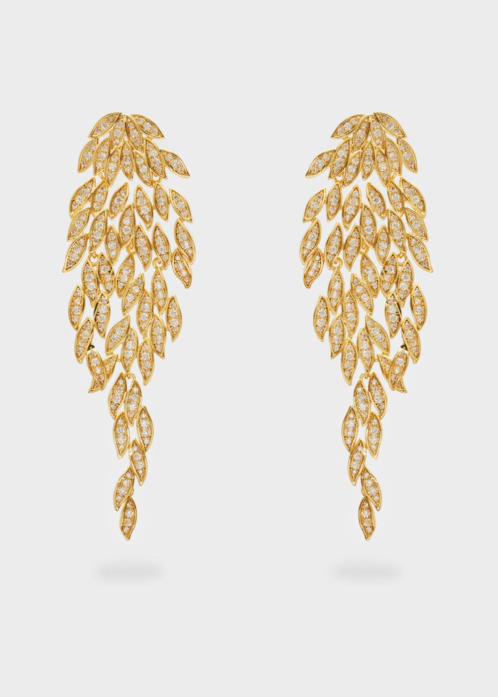Nalí CASCADE EARRINGS WITH ZIRCONS + COLORS Qualità Garantita