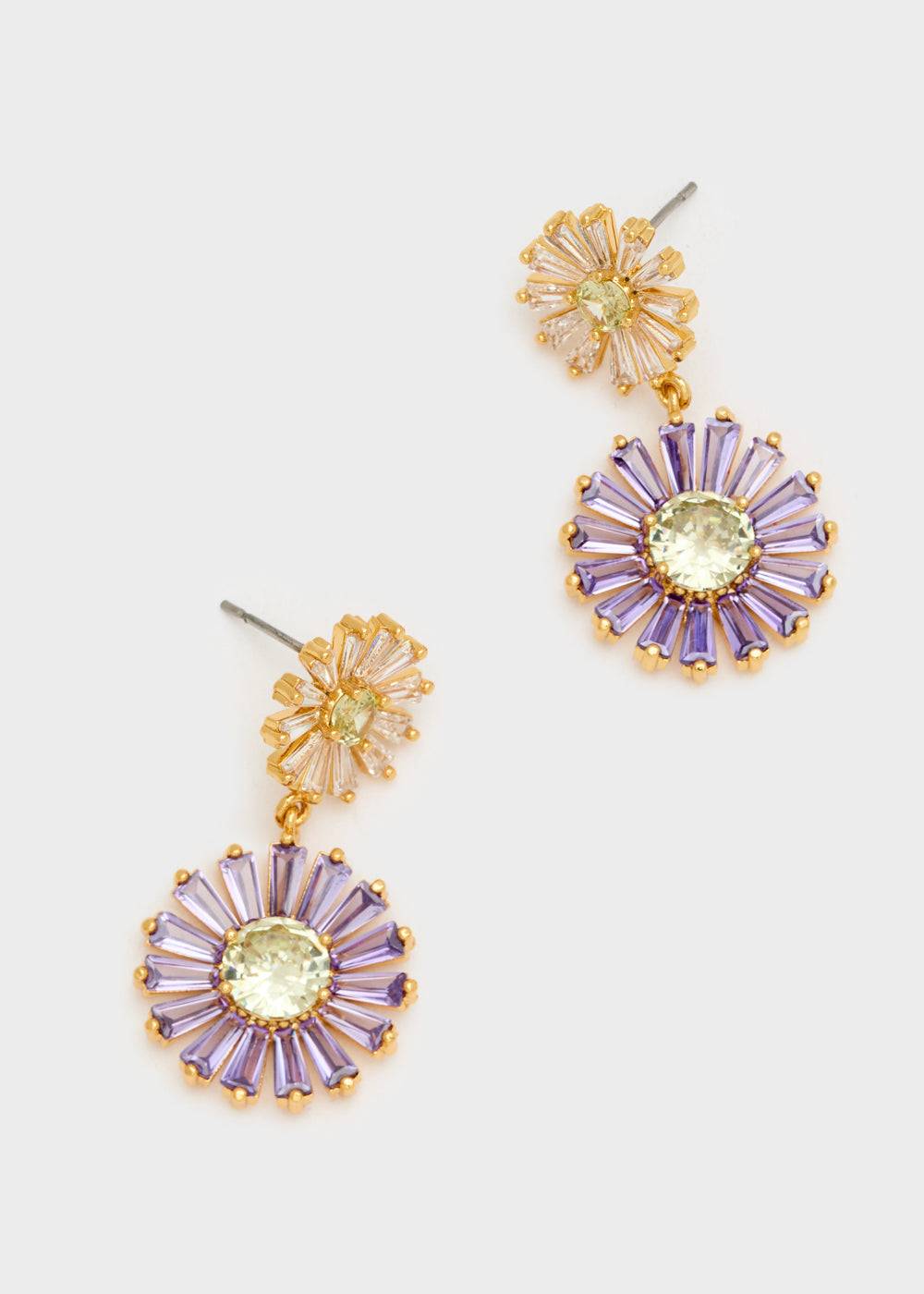 Nalí MARGHERITA EARRINGS W/ ZIRCONS + COLORS Presa