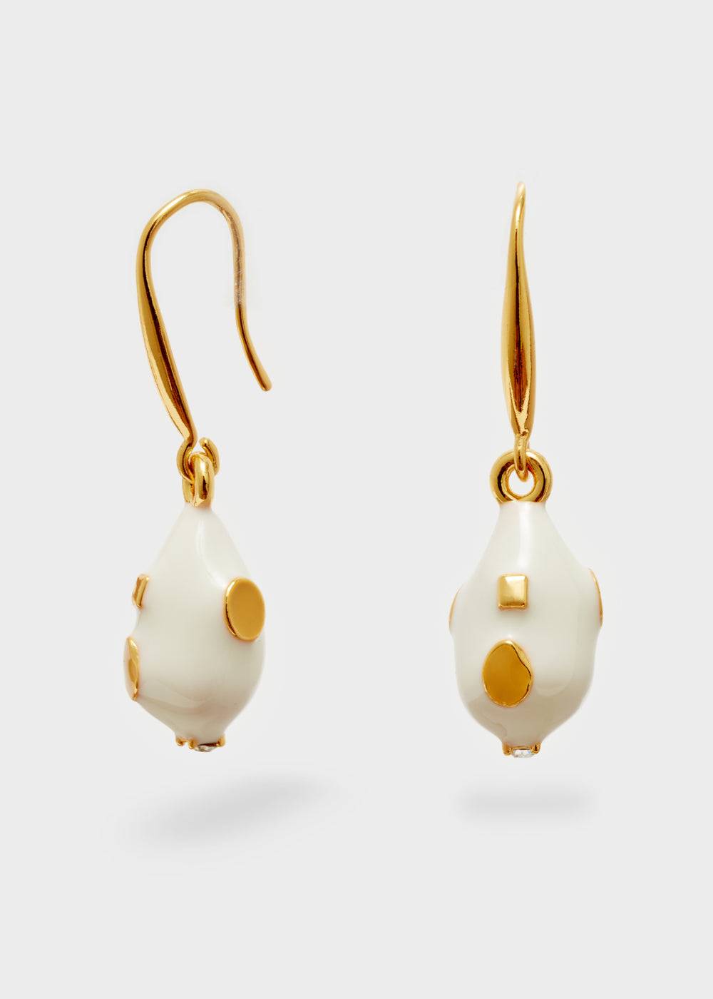 Nalí NIDIA EARRINGS W/ ENAMEL PENDANT+ COLORS Offerta