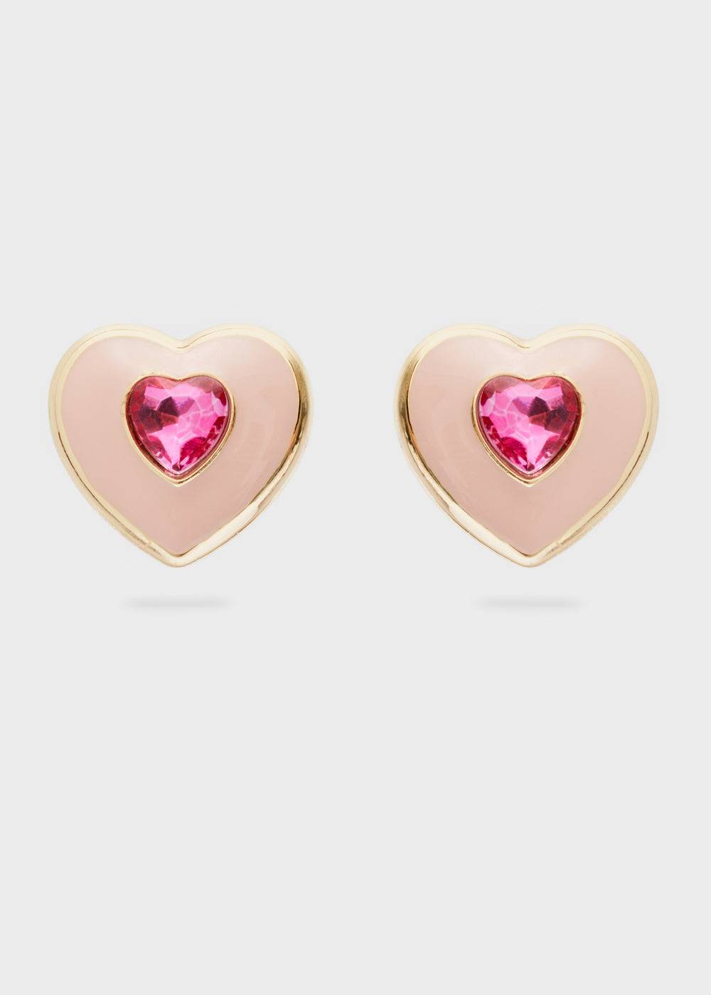 Nalí LOVELY HEART EARRINGS W/ STONE + COLORS Economico