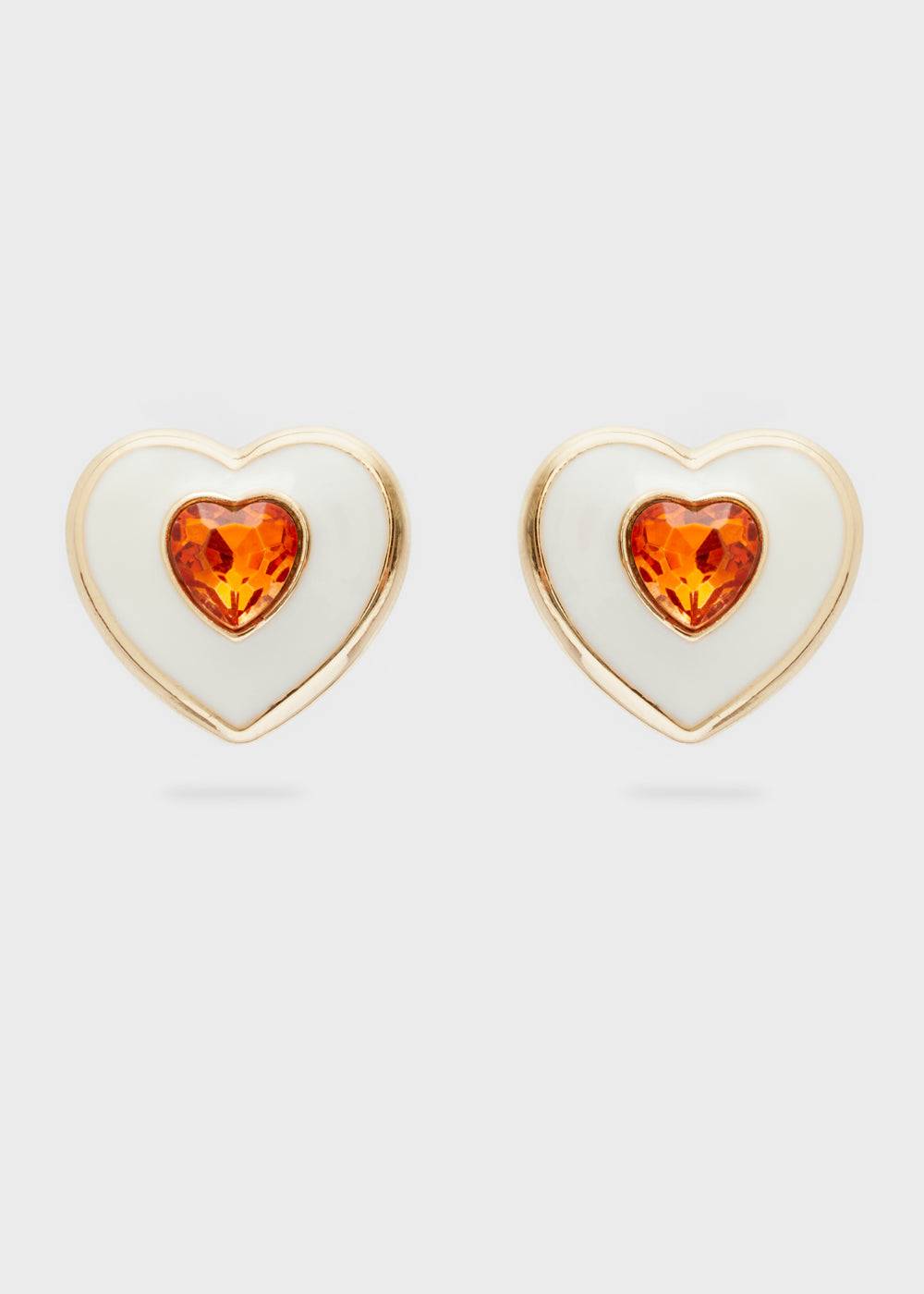 Nalí LOVELY HEART EARRINGS W/ STONE + COLORS Economico