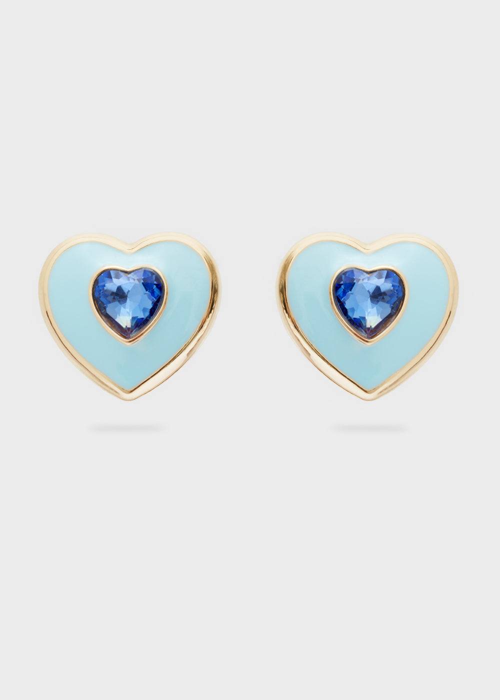 Nalí LOVELY HEART EARRINGS W/ STONE + COLORS Economico