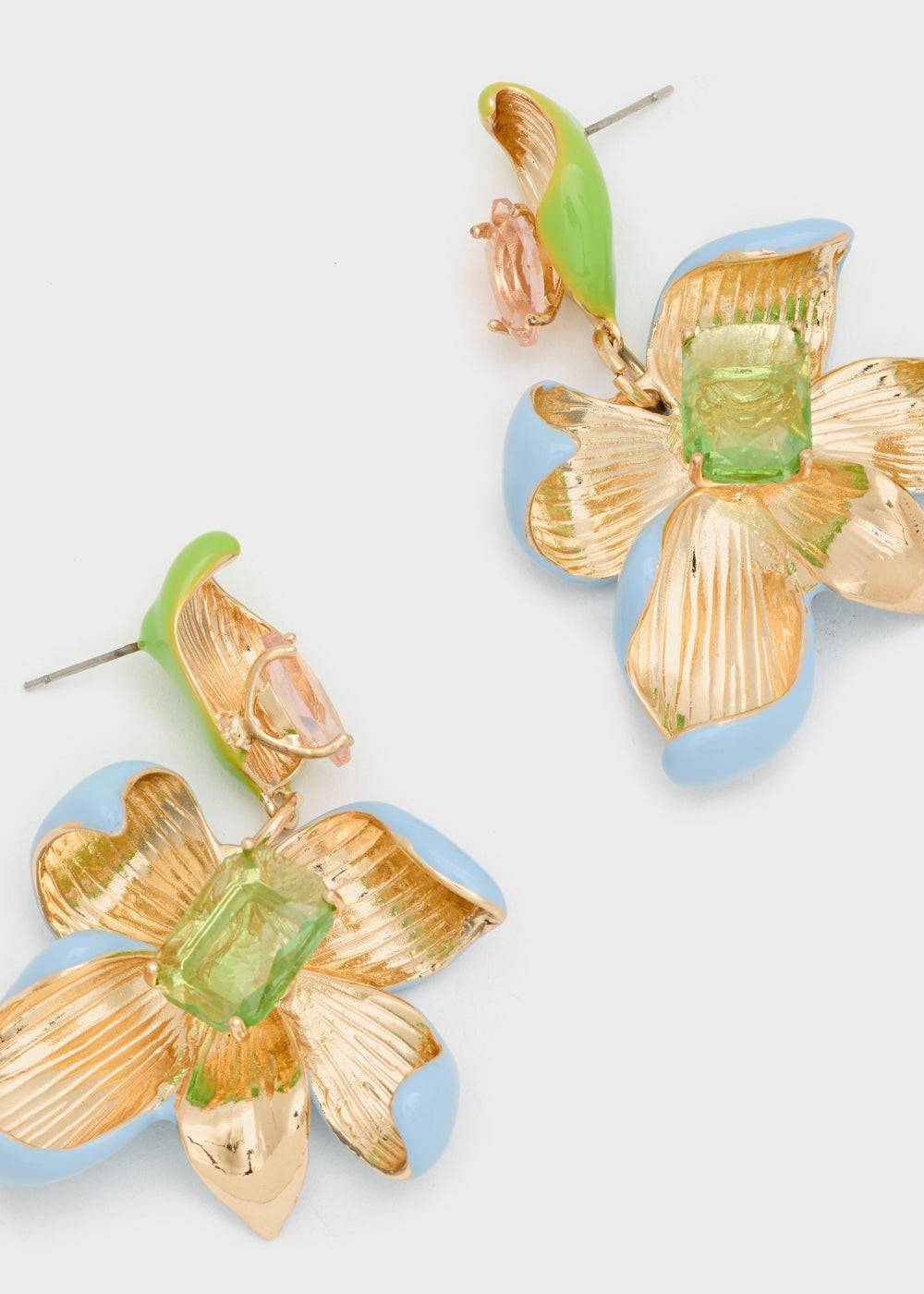 Nalí ENAMEL FLOWER EARRINGS + COLORS Offerte
