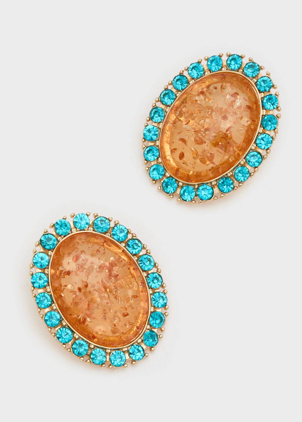 Nalí DENISE OVAL EARRINGS + COLORS Hotsell