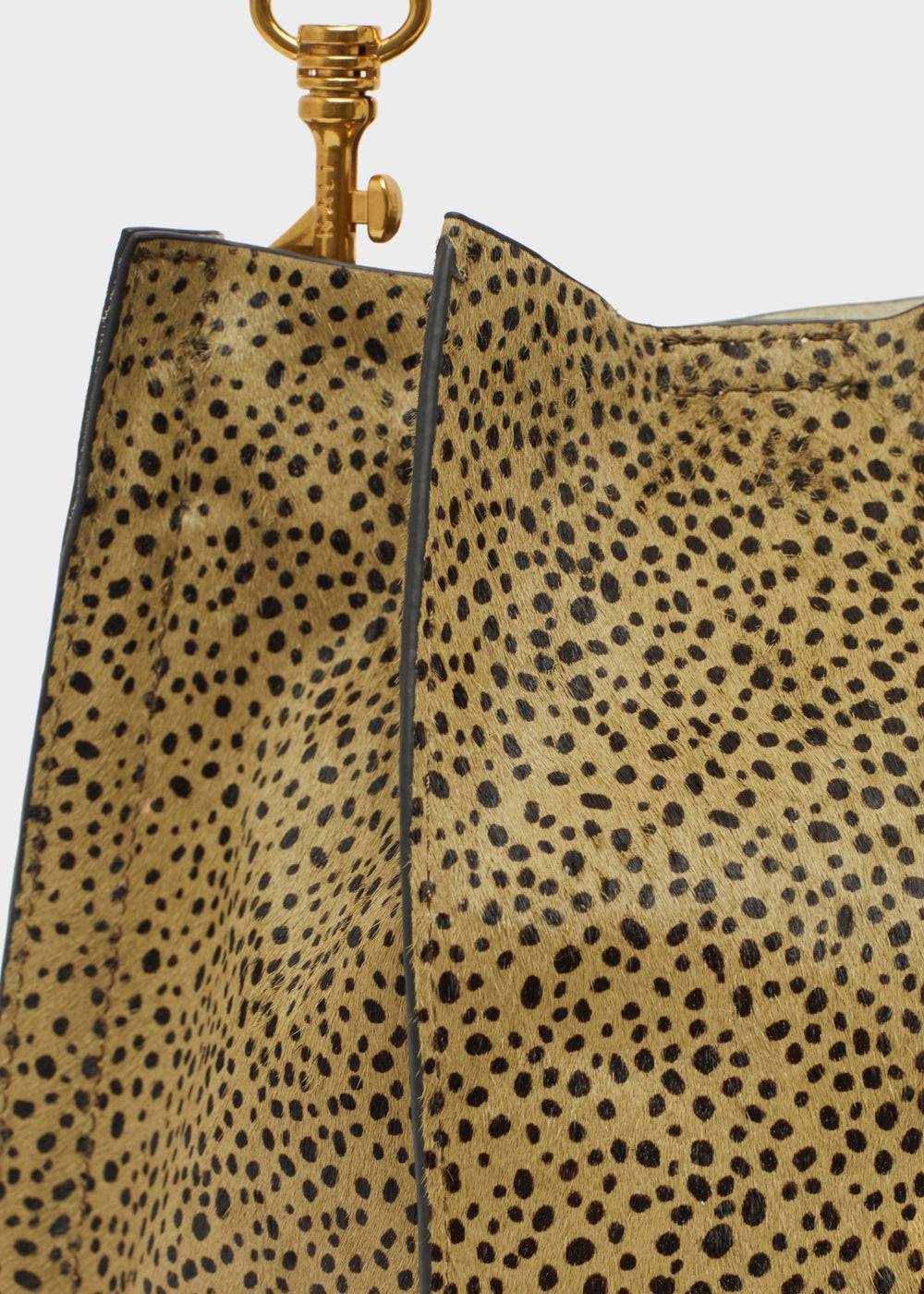 Nalí TITTI BUCKET BAG IN REAL LEATHER GREEN Saldi Di Fabbrica