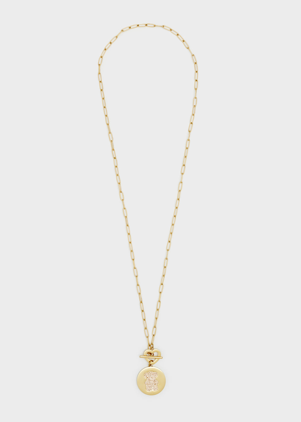 Nalí 14KT GOLD PLA. S. STEEL TEDDY NECKLACE I Più Venduti