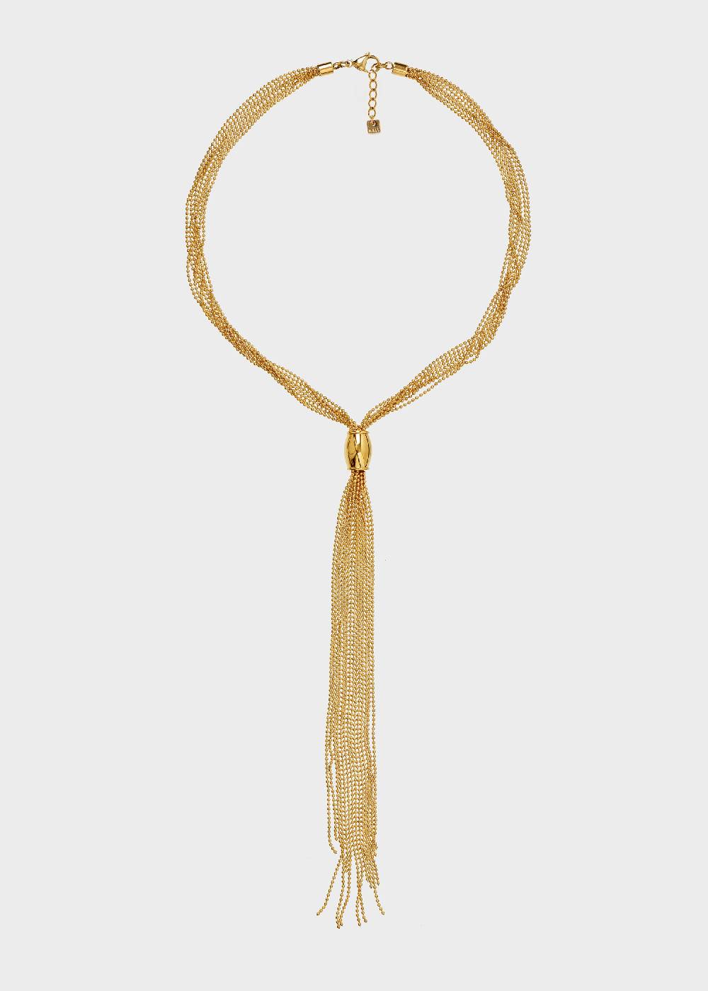 Nalí STAIN. STEEL SISSI CHAIN NECKLACE IN GOLD Italia