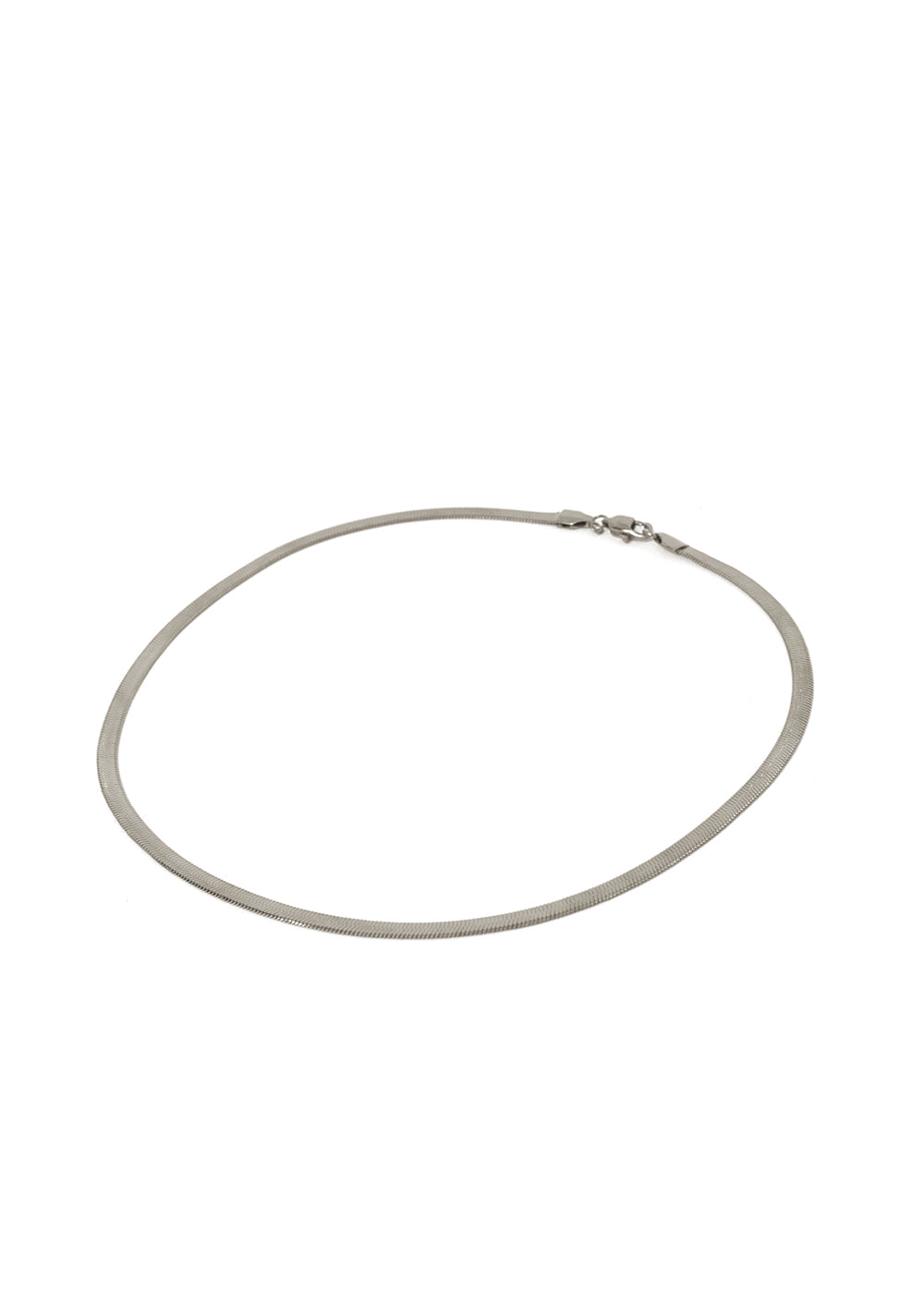 Nalí LINA LONG FLAT NECKLACE IN SILVER STAINLESS STEEL Qualità