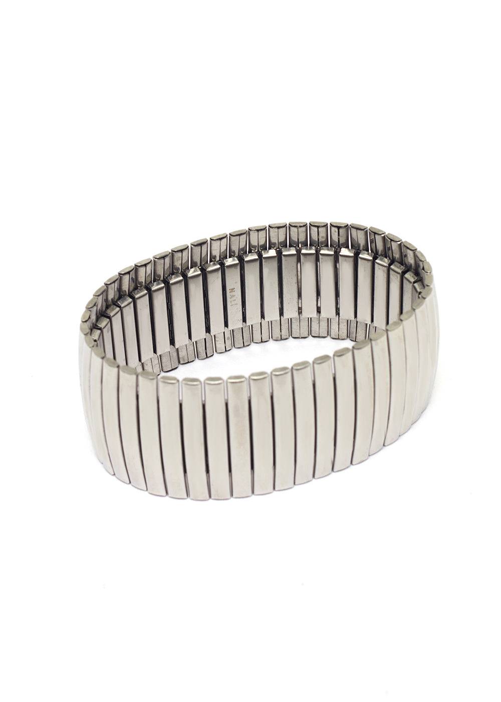 Nalí JARA ELASTIC BRACELET IN SILVER STAINLESS STEEL Acquista Ora