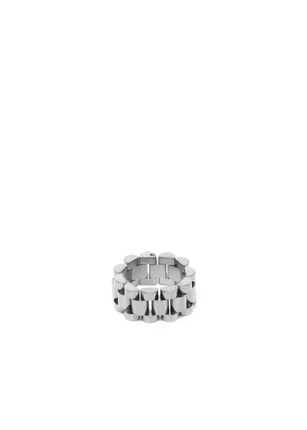 Nalí MORA SILVER CHAIN RING STAIN. STEEL Novità