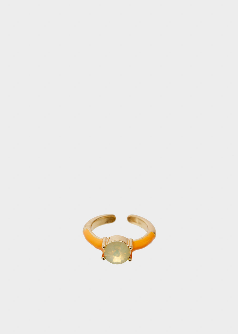 Nalí GLORIA ADJUSTABLE ORANGE RING W/ STONE Online