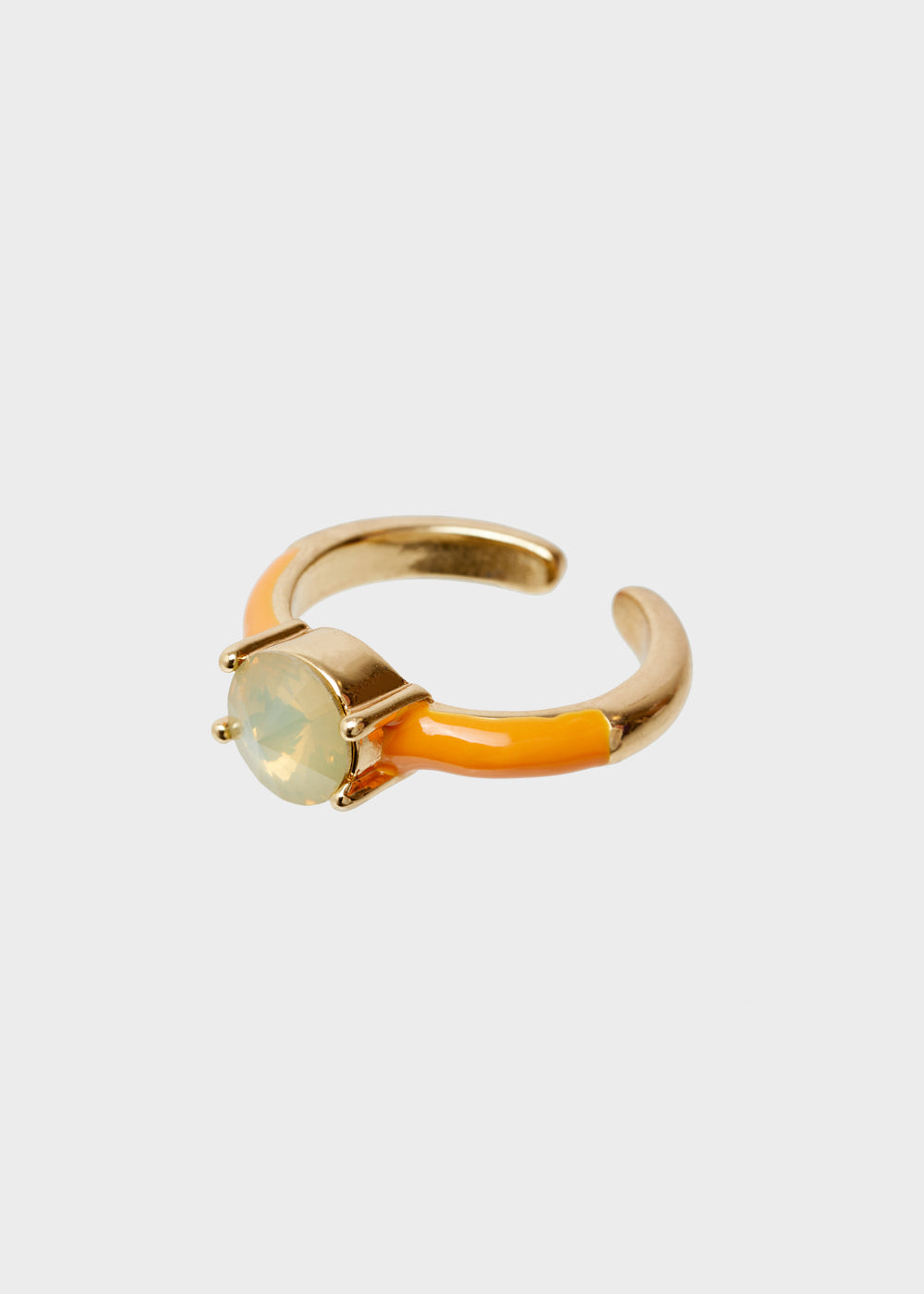Nalí GLORIA ADJUSTABLE ORANGE RING W/ STONE Online
