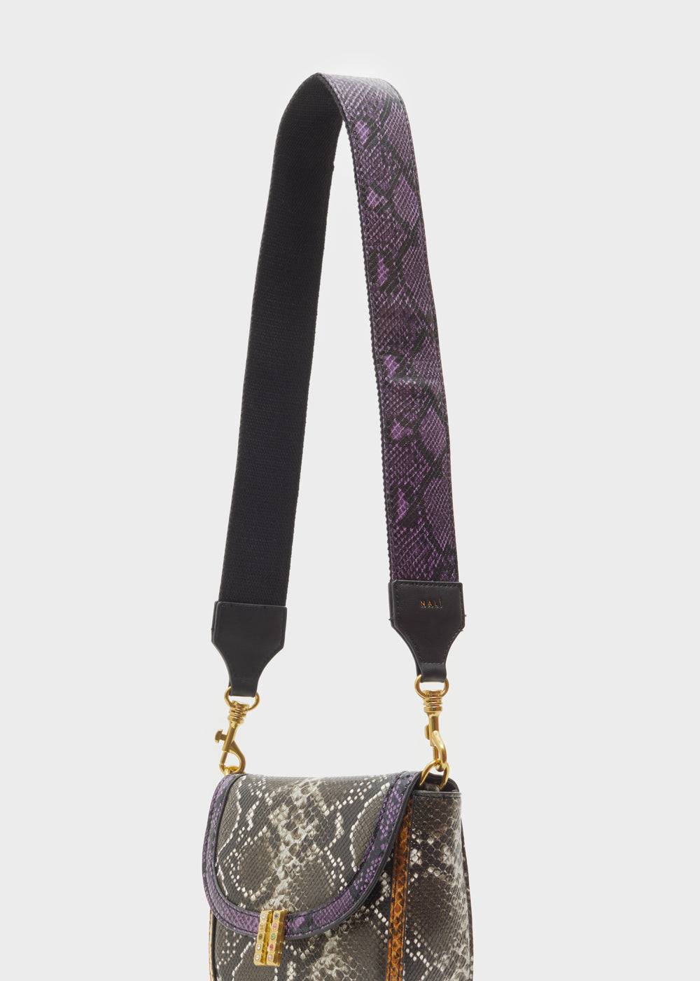Nalí ADELINA STRAP W/ PURPLE SNAKE PRINT Italia