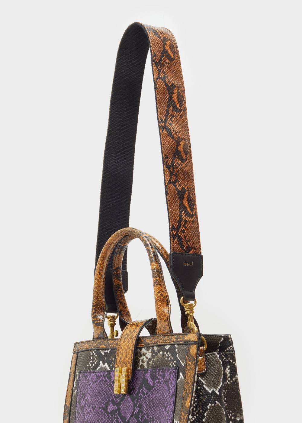 Nalí ADELINA STRAP W/ YELLOW SNAKE PRINT 2025