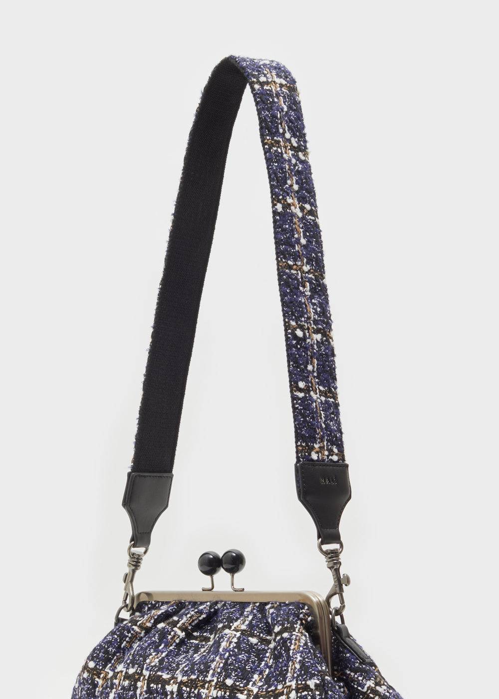Nalí ALMA STRAP W/ BLUE CHECK FABRIC Qualità