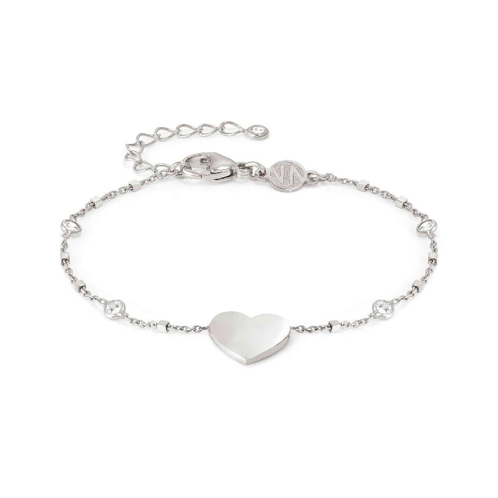 Nomination Bracciale Messaggi d'amore Cuore incidibile e Pietre Fino Al -60%