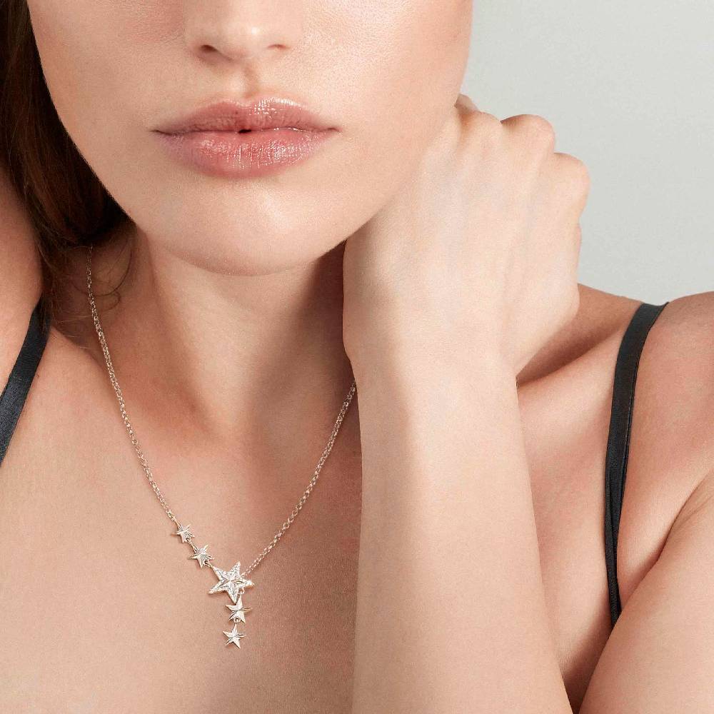 Nomination Collana TrueJoy con Stelle diamantate In Linea