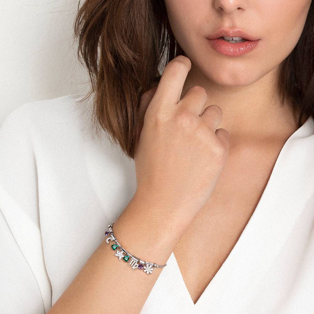 Nomination Ciondolo SeiMia con Cubic Zirconia Celeste e Bianco In Vendita