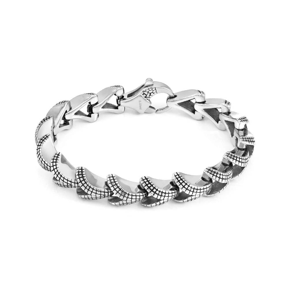 Nomination Bracciale Uomo con catena intrecciata