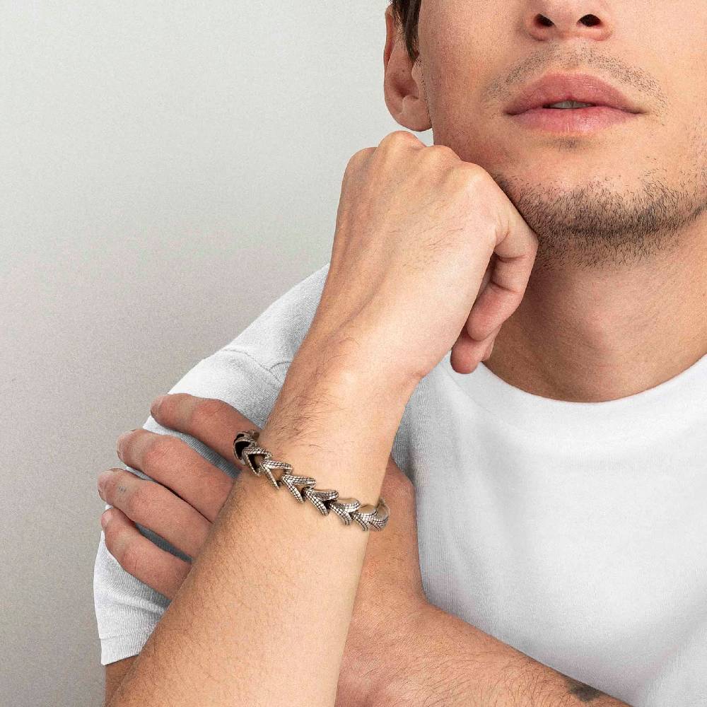Nomination Bracciale Uomo con catena intrecciata Negozi Online