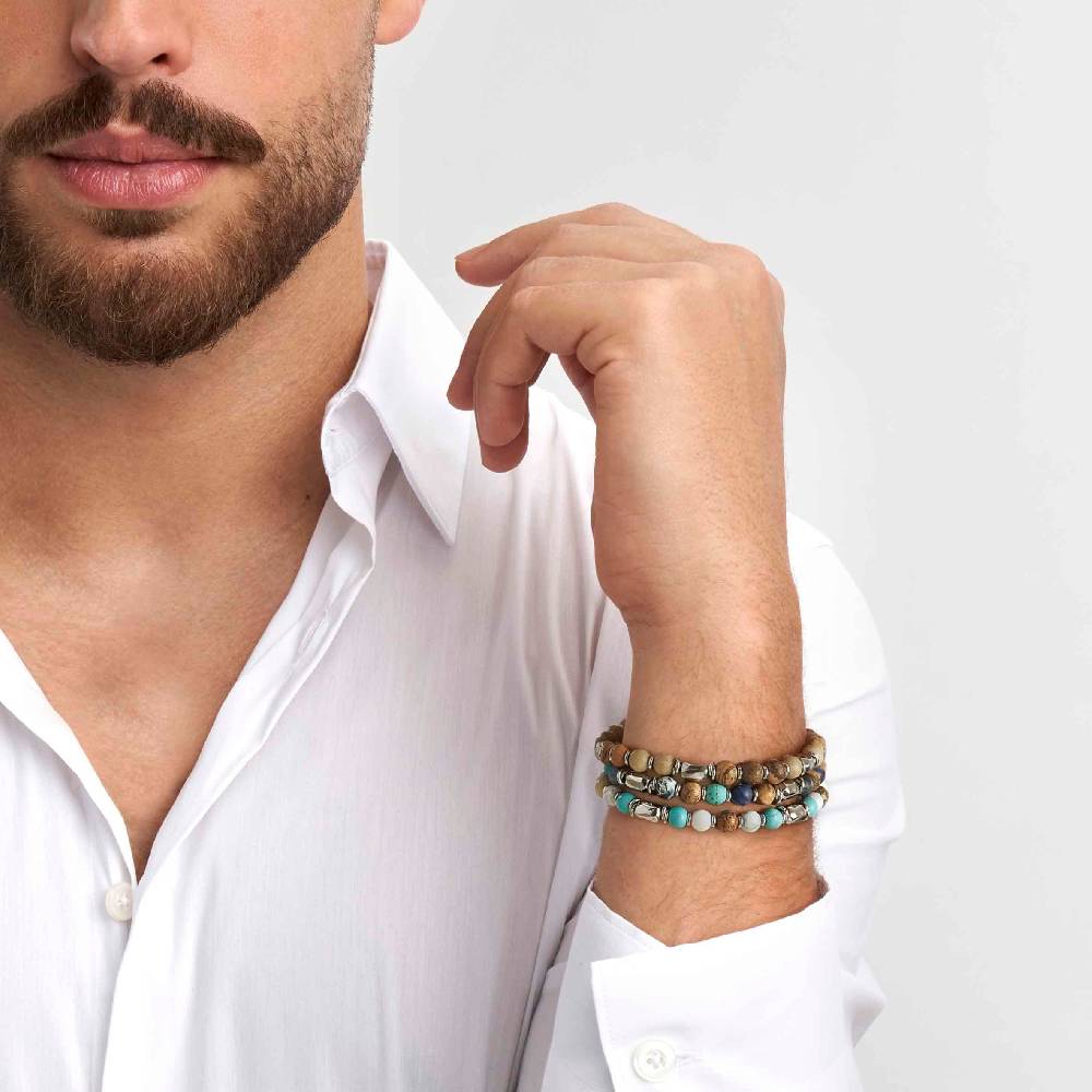 Nomination Bracciale Instinctstyle stones Edition mix pietre azzurro bianco Promozione Limitata