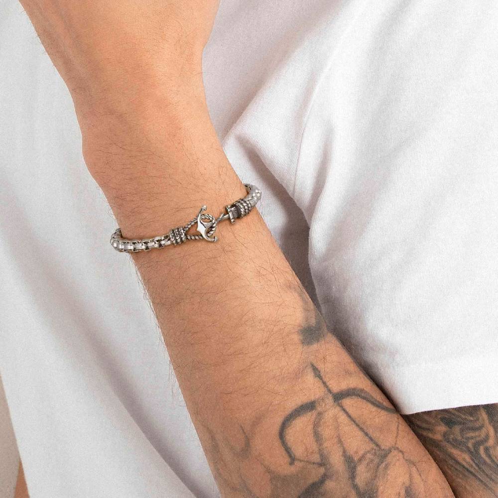 Nomination Bracciale Uomo con chiusura Ancora Affare Del Giorno