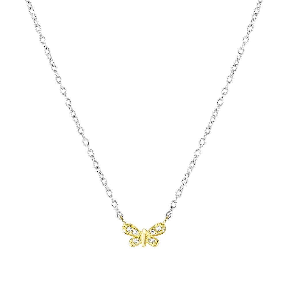 Nomination Collana MyTreasure Farfalla in Oro e Diamanti