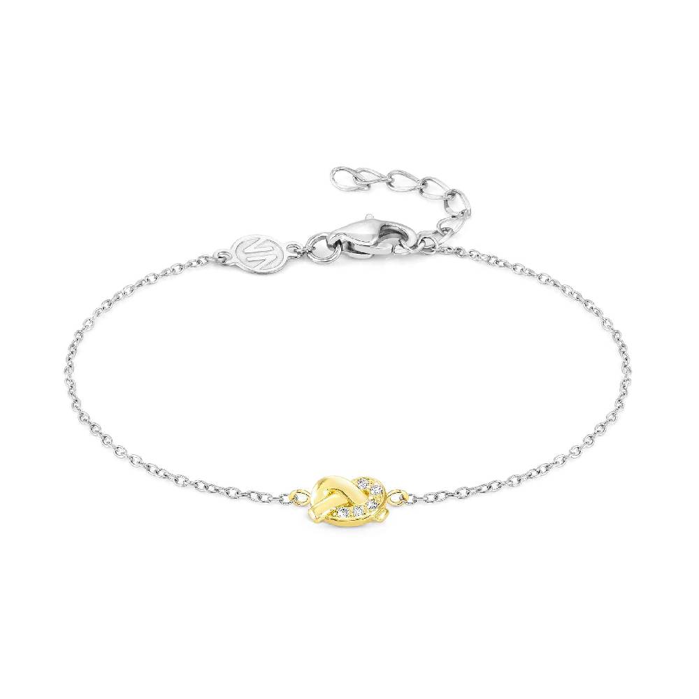 Nomination Bracciale MyTreasure Nodo in Oro e Diamanti