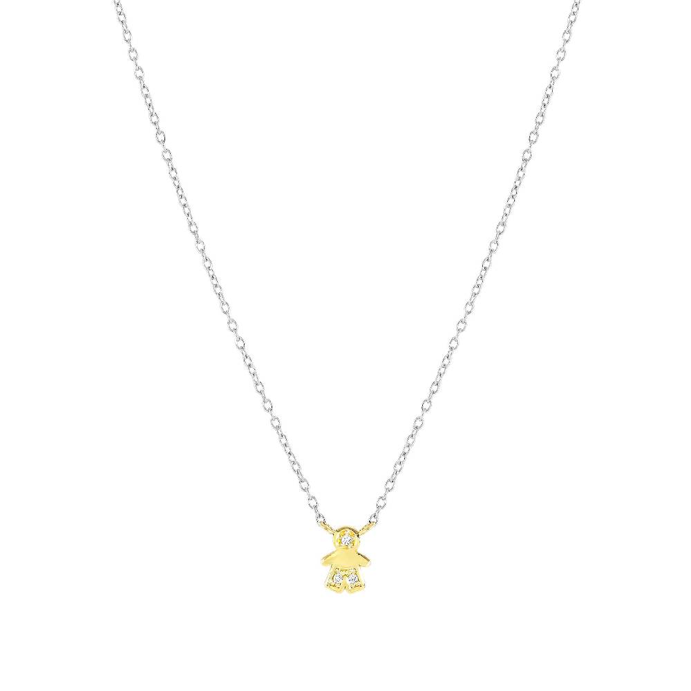 Nomination Collana MyTreasure Bambino in Oro e Diamanti Nuovo