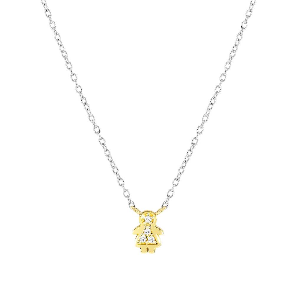 Nomination Collana MyTreasure Bambina in Oro e Diamanti