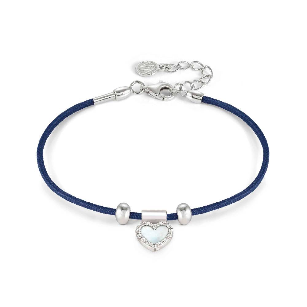 Nomination Bracciale SeiMia Blu con Cuore Madreperla