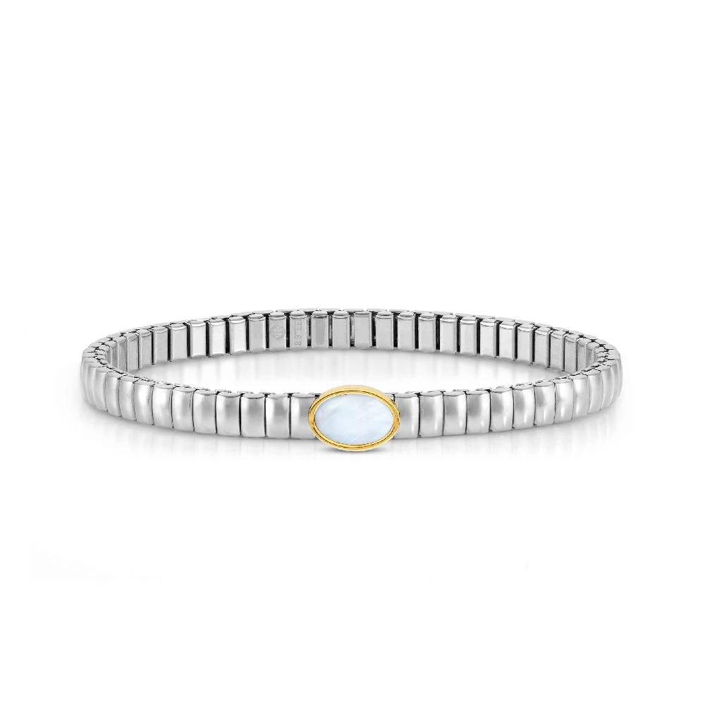 Nomination Bracciale Extension Ovale e pietra