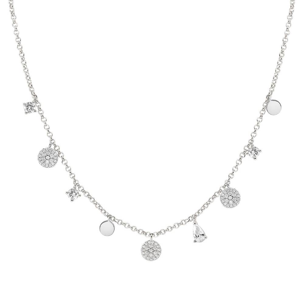 Nomination Collana Lucentissima Mix Pendenti Tondi e Cubic Zirconia