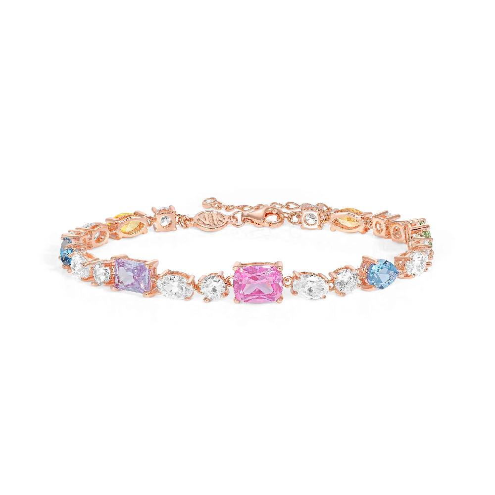 Nomination Bracciale Colour wave ricco di Pietre colorate