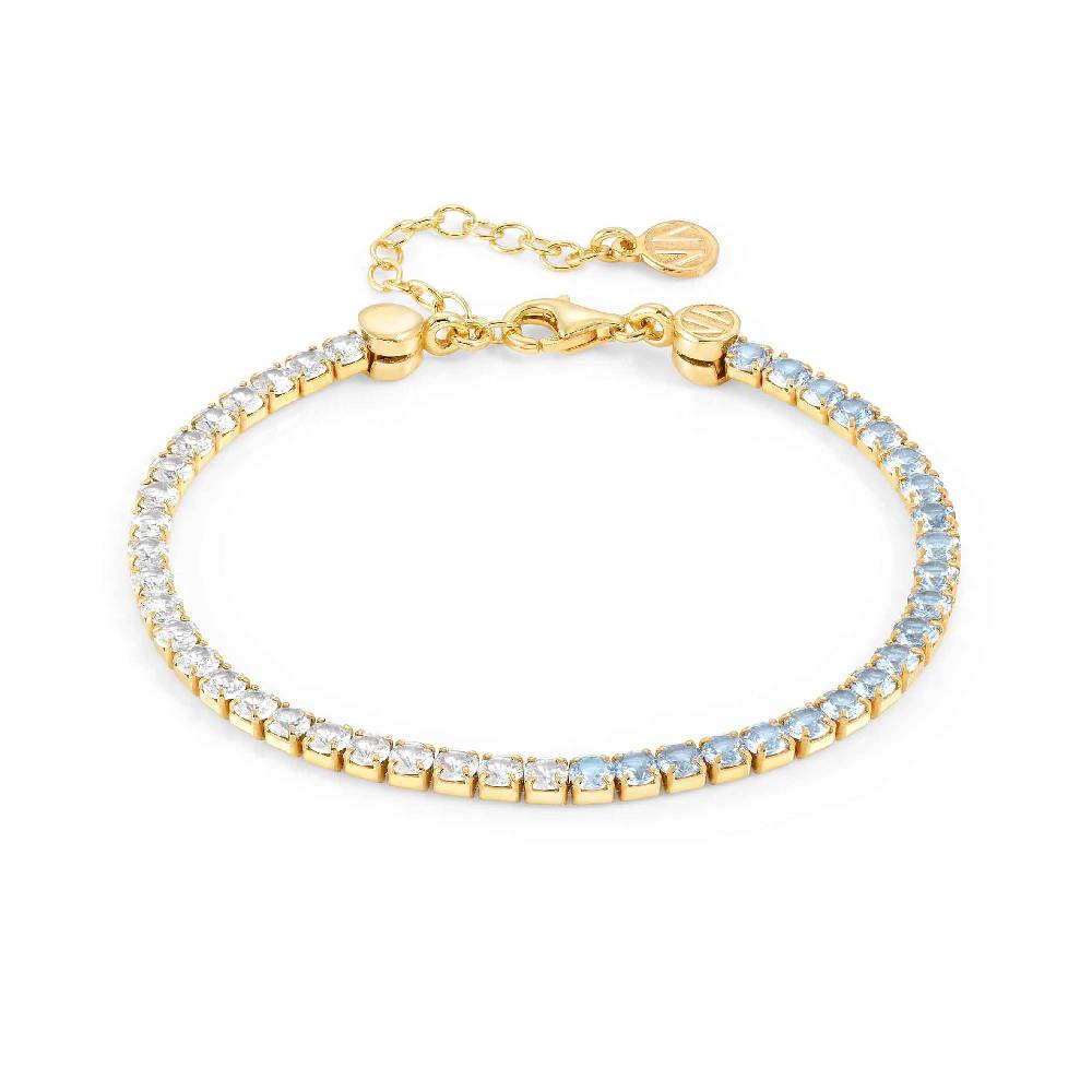 Nomination Bracciale Chic&Charm Joyful Edition Pietre Bianche e Celesti