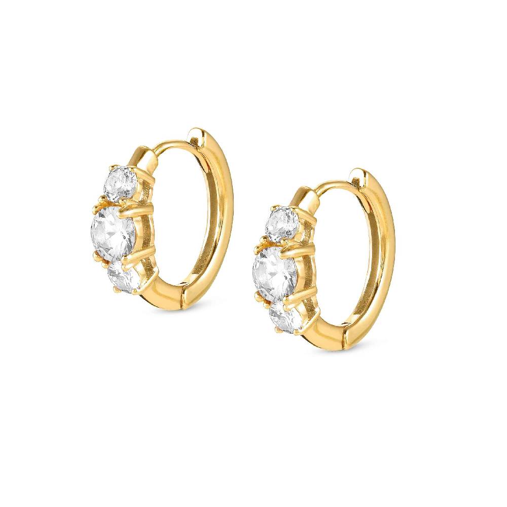Nomination Orecchini Colour Wave Argento con Zirconi