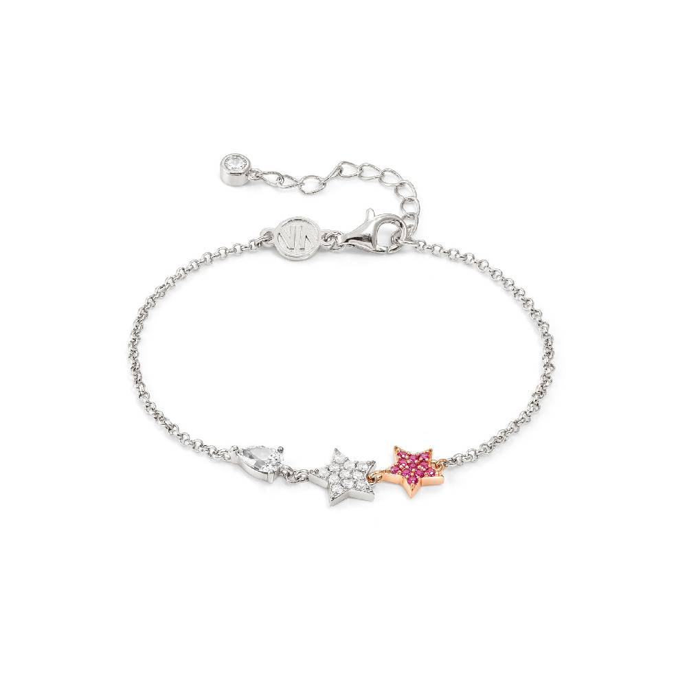 Nomination Bracciale Lucentissima Stelle e Cubic Zirconia a Goccia