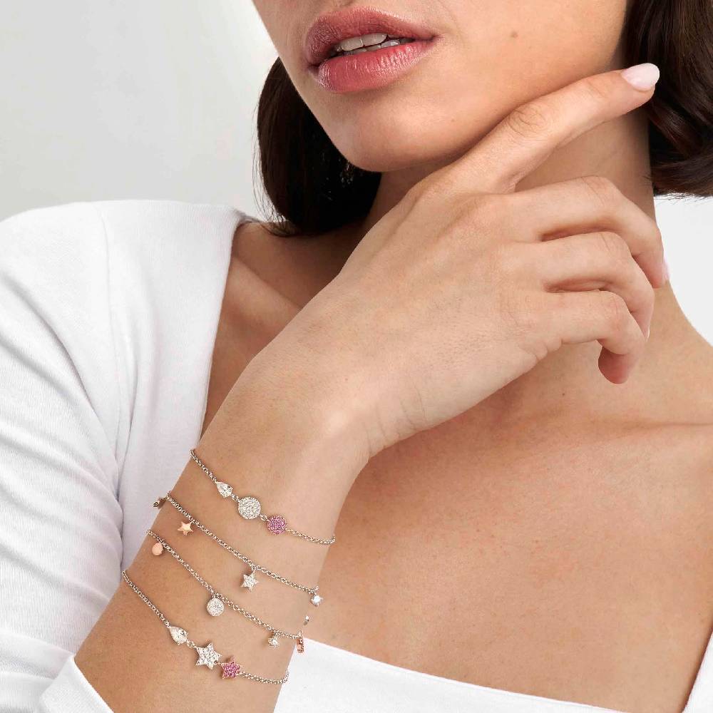 Nomination Bracciale Lucentissima Stelle e Cubic Zirconia a Goccia Acquista Ora