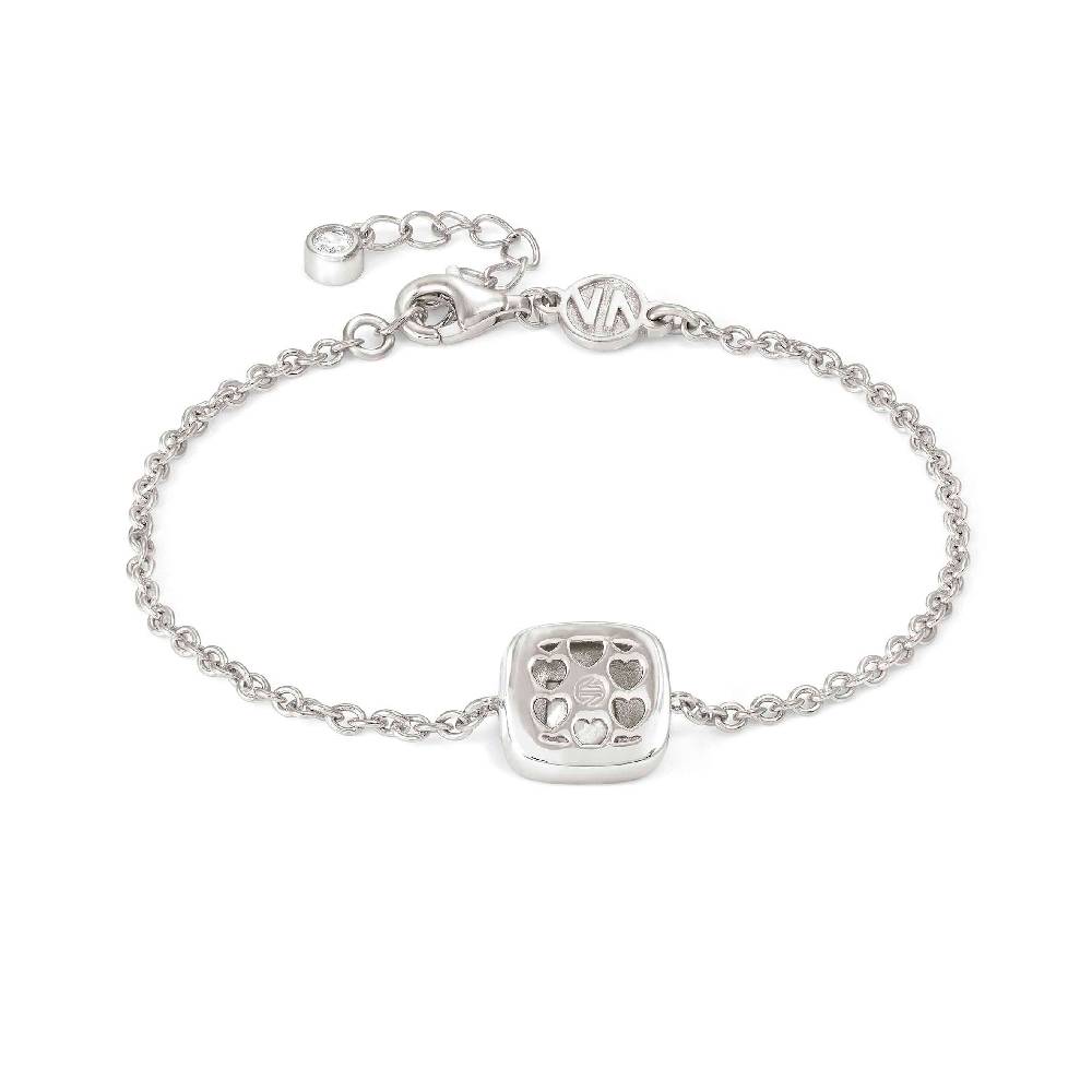 Nomination Bracciale Domina con Simbolo quadrato e Zirconi Consegna Veloce