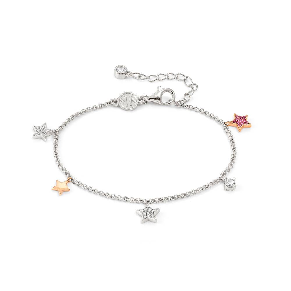 Nomination Bracciale Lucentissima Mix Pendenti Stelle e Cubic Zirconia