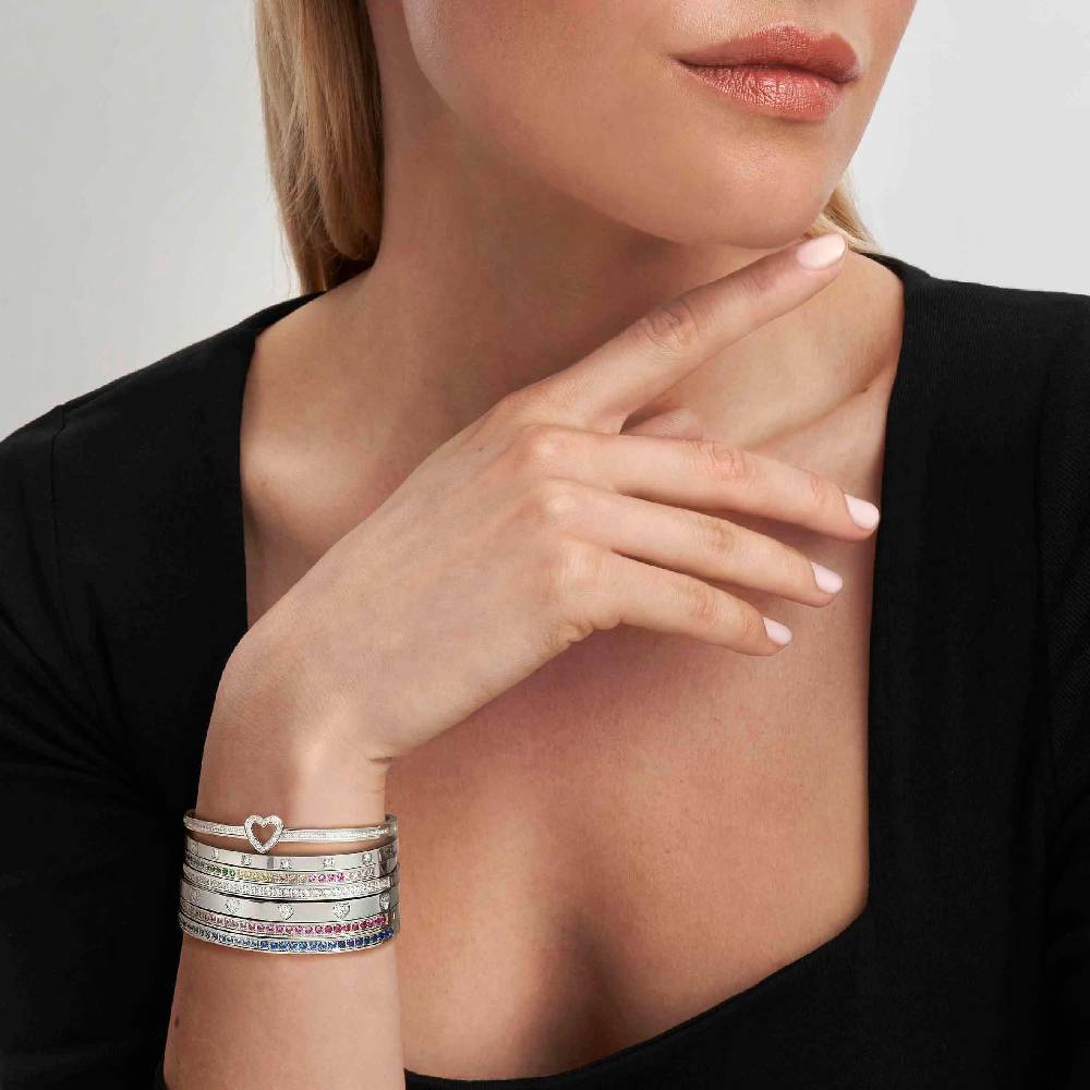 Nomination Bracciale Pretty Bangles con Zirconi Bianchi Convenienza