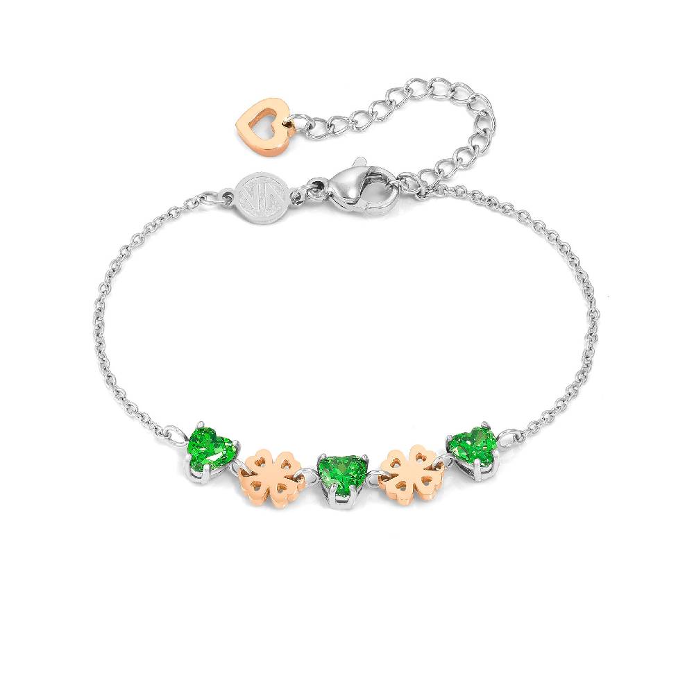 Nomination Bracciale Principessina Quadrifogli