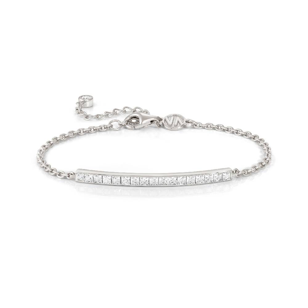 Nomination Bracciale Carismatica Centrale in Argento e Pietre bianche