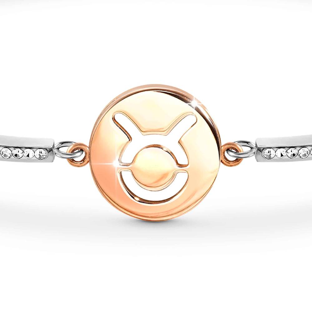 Nomination Bracciale Milleluci Zodiaco Toro in PVD rosa e Cristalli Offerte