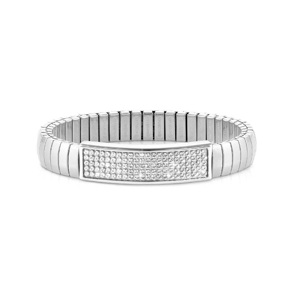 Nomination Bracciale estensibile GLITTER Medium in Acciaio