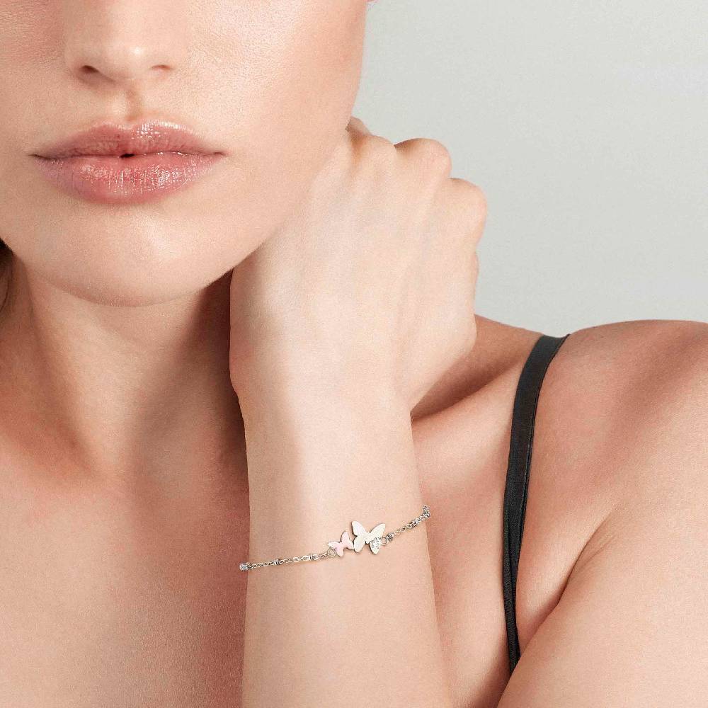 Nomination Bracciale Happyworld Farfalle con Smalto Italy