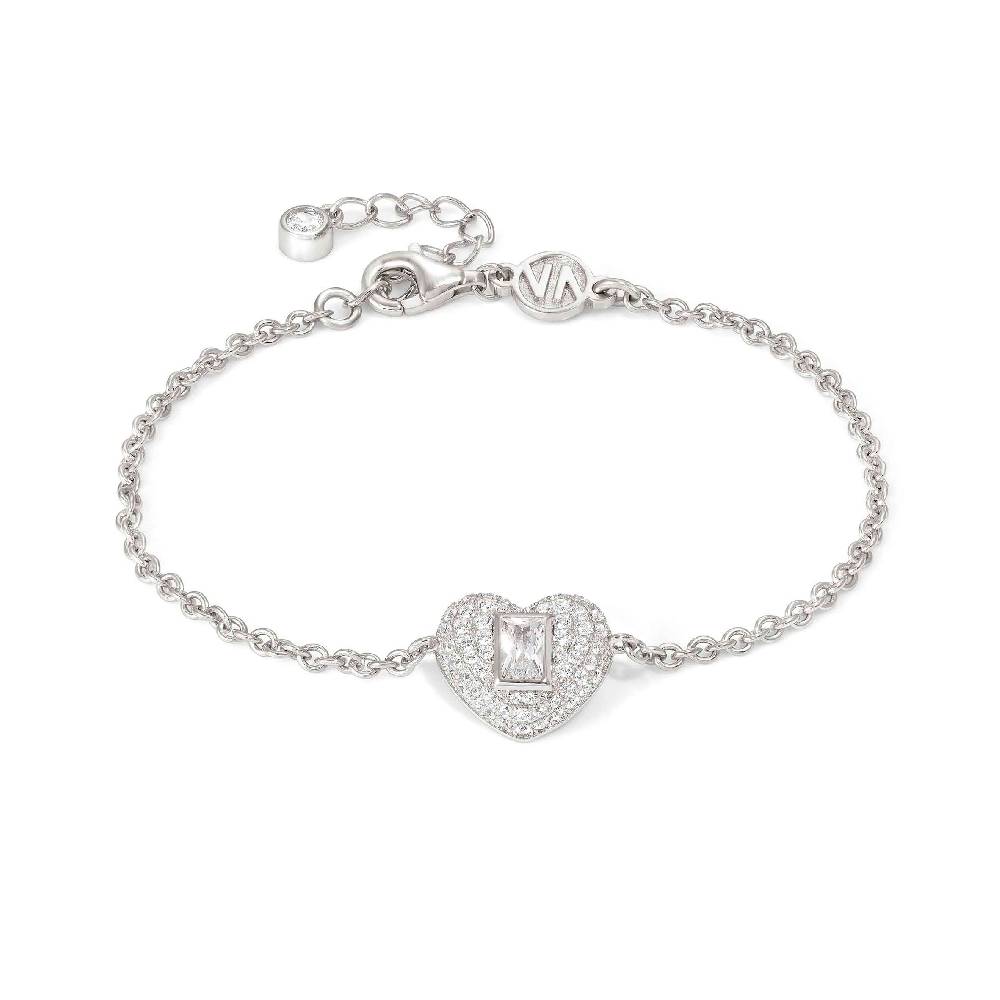 Nomination Bracciale Domina con Simbolo cuore e Zirconi