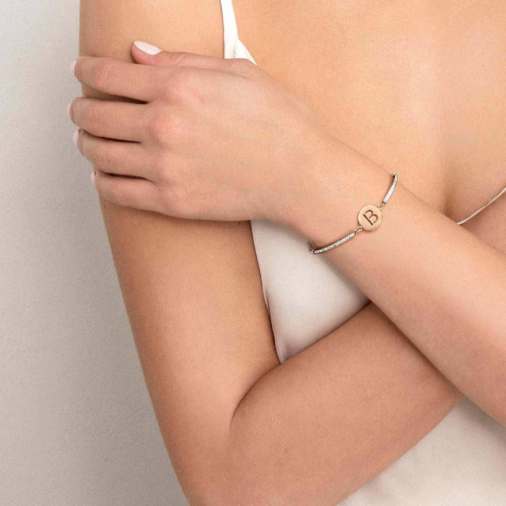 Nomination Bracciale Milleluci Lettera D in Acciaio Nuovo