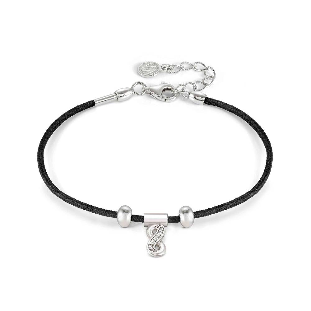Nomination Bracciale SeiMia Nero con Infinito